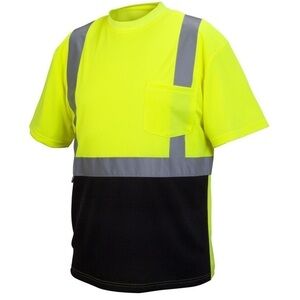 Work Ready Reflective High-Visibility Class 2 Shirt Men’s Size Large New W tags!